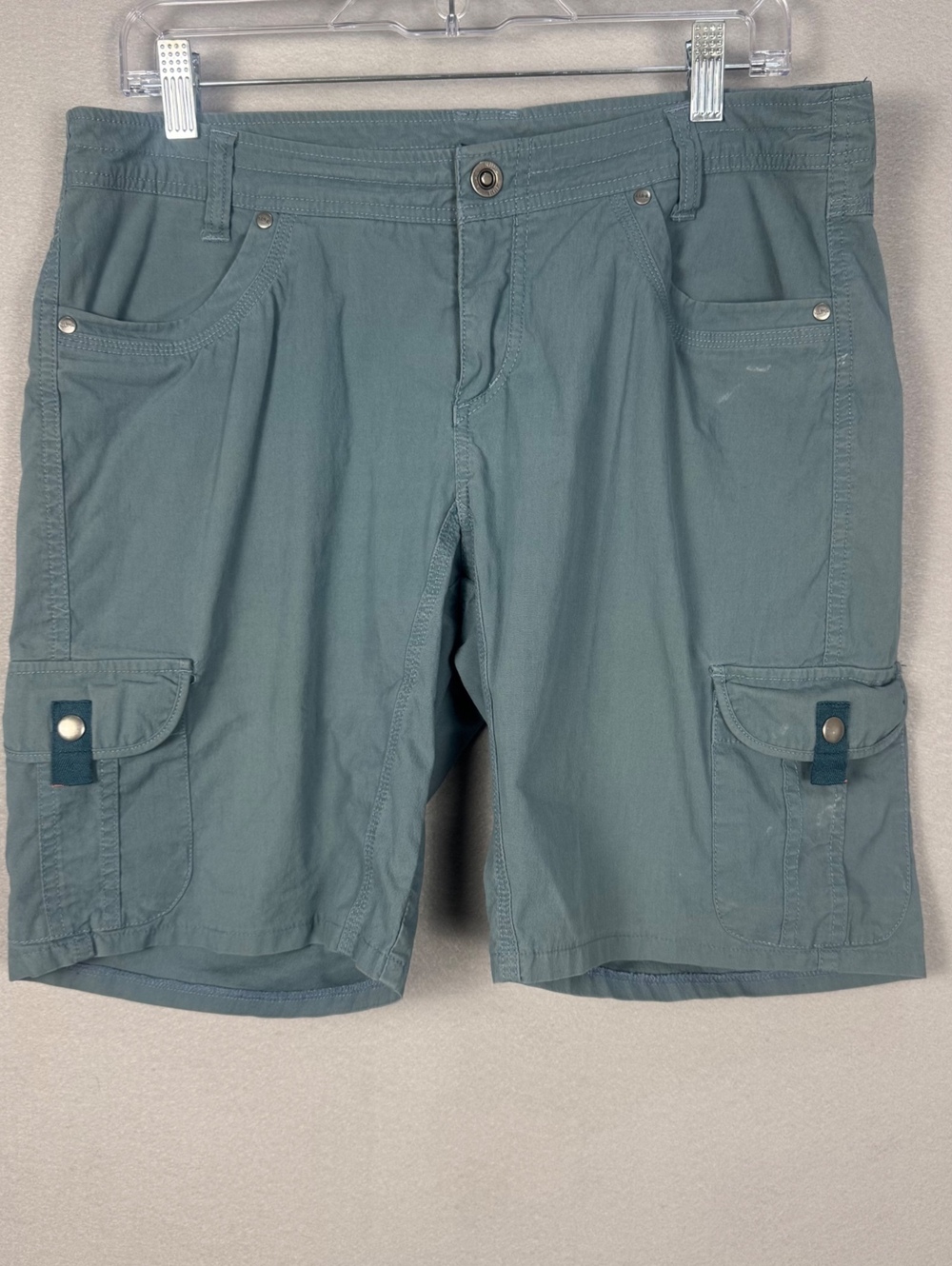 Kuhl Mens Large Cargo Shorts Blue Size 12